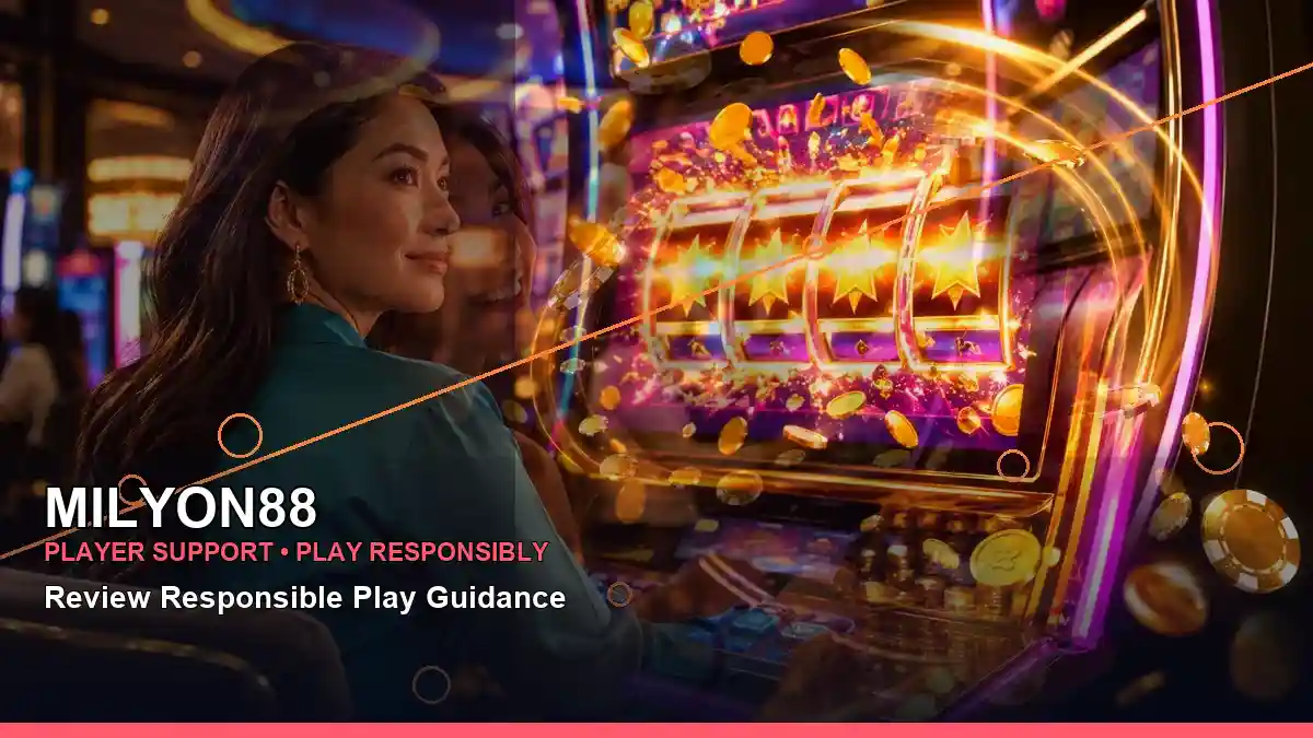 MILYON88 high-energy casino cashback rewards in a left-diagonal layout for Philippine players