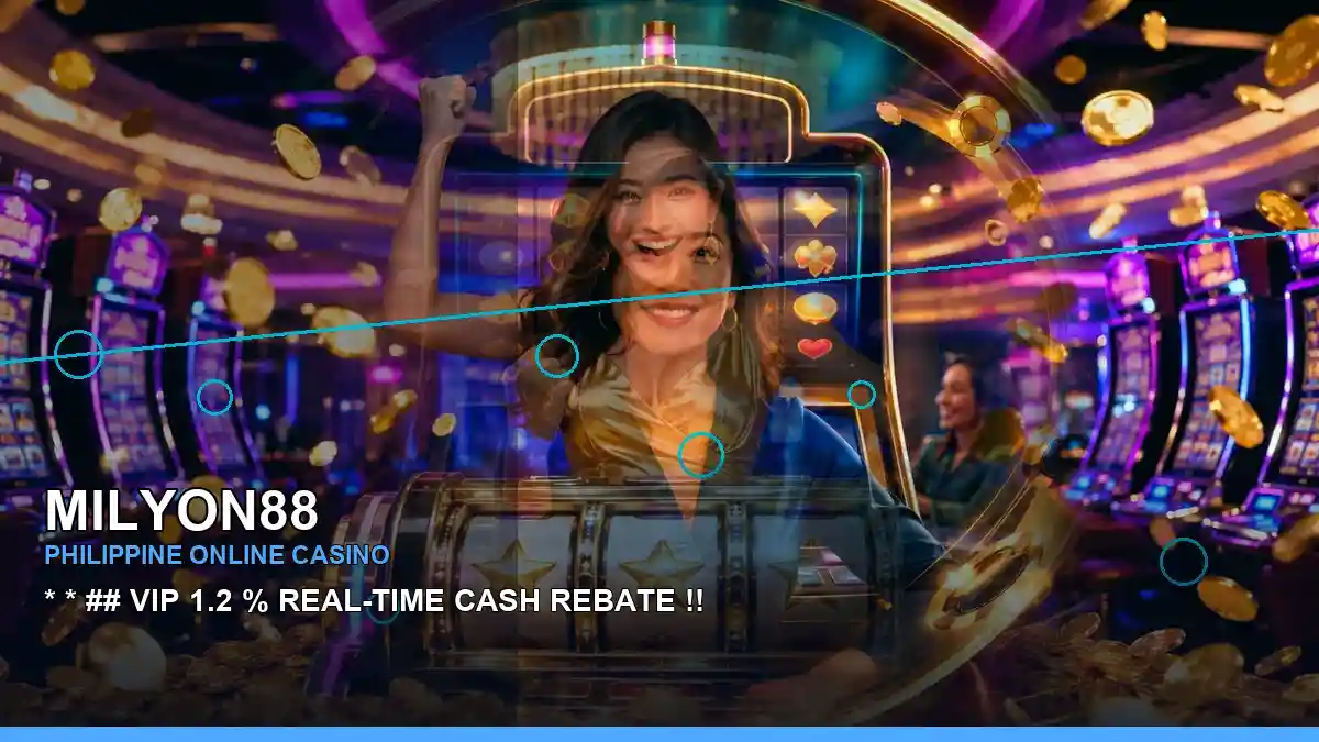 MILYON88 mobile casino first deposit rewards in a right close-up scene for the MILYON88 brand search, casino access, games,
