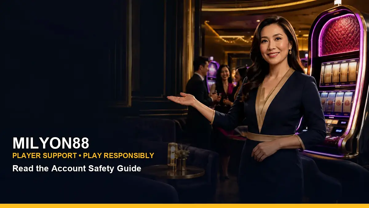 MILYON88 MILYON88 policy guide information for Philippine users scene with celebratory VIP casino rewards for players in the