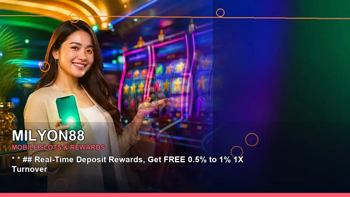 MILYON88 high-energy casino cashback rewards in a left close-up layout for Philippine players